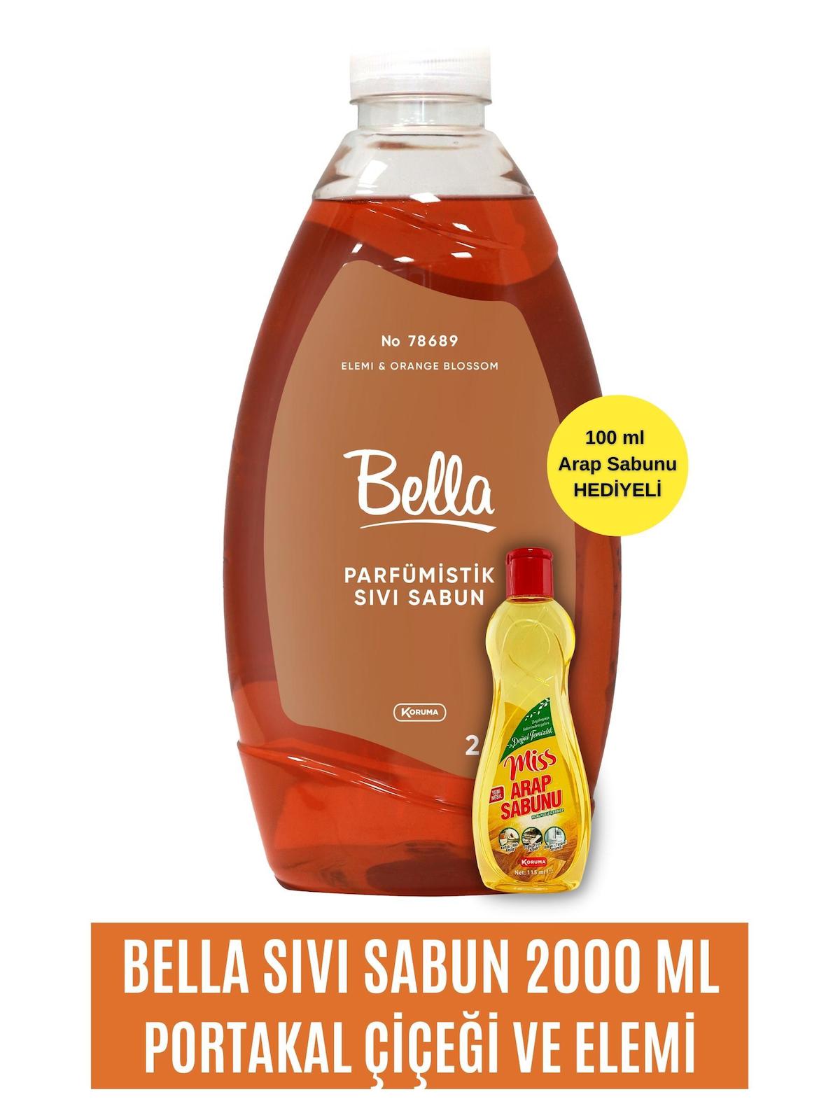 Bella Portakal Nemlendiricili Sıvı Sabun 2 lt Tekli