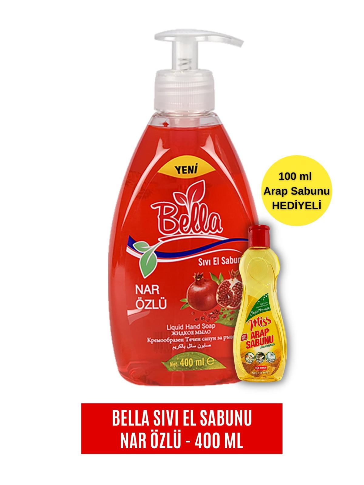 Bella Nar Nemlendiricili Sıvı Sabun 400 ml Tekli