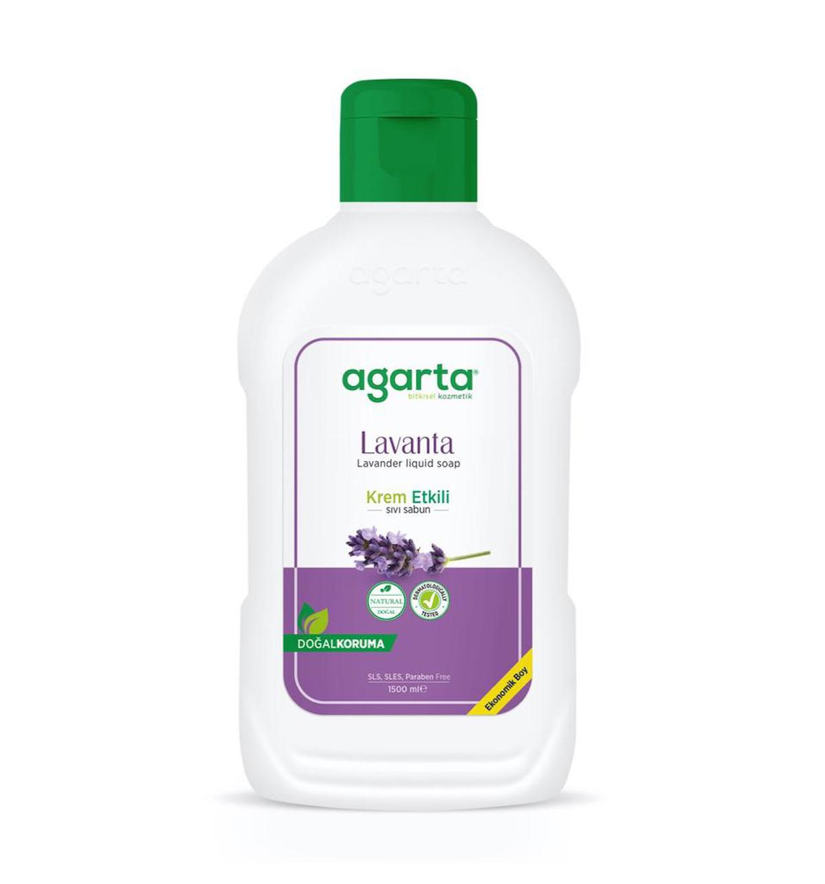 Agarta Lavanta Sıvı Sabun 1.5 lt Tekli