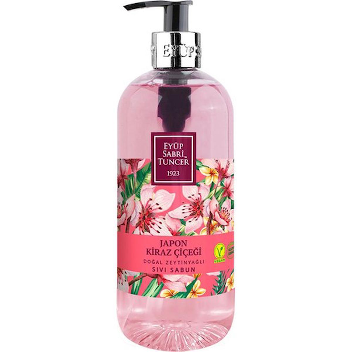 Eyüp Sabri Tuncer Japon Kiraz Çiçeği Nemlendiricili Sıvı Sabun 500 ml Tekli