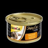 Gimcat Shiny Cat Ton Balıklı ve Tavuk Yetişkin Yaş Kedi Maması 70 gr