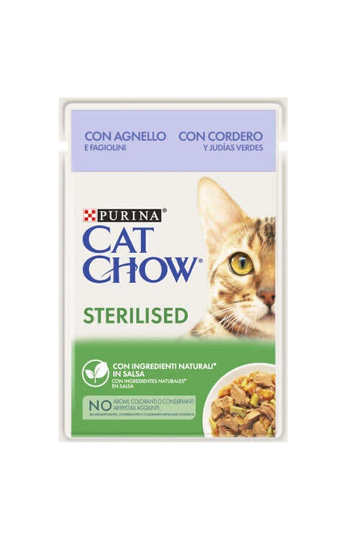 Purina Cat Chow Kısırlaştırılmış Kuzu Etli Yaş Kedi Maması 85 gr