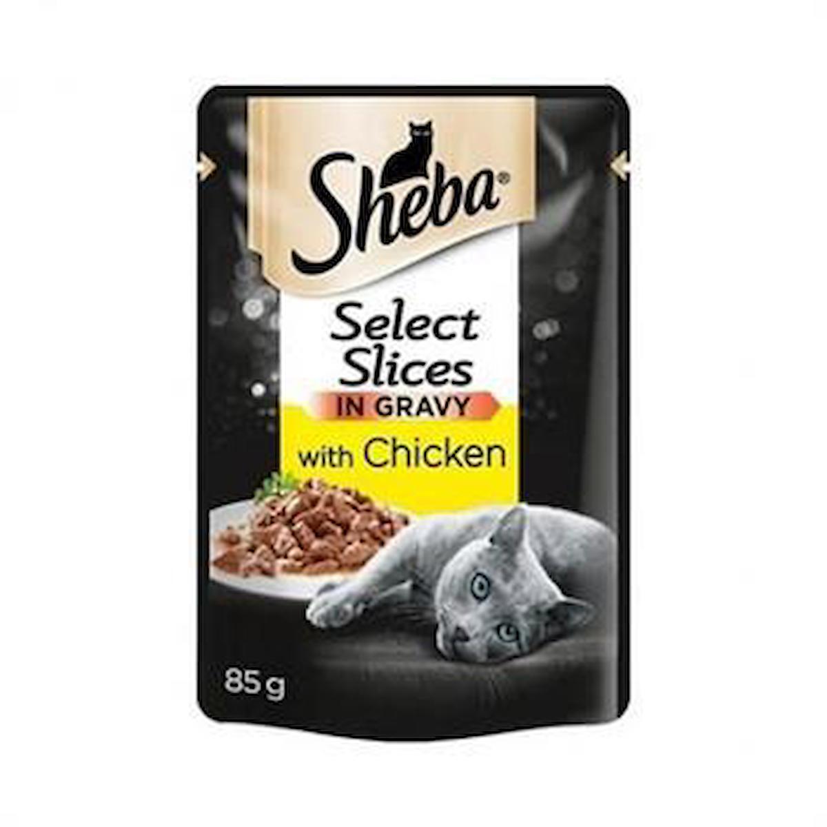 Sheba Select Slices Tavuklu Yetişkin Yaş Kedi Maması 85 gr