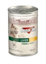 Bonacibo Chunks In Gravy Ciğerli Soslu Yetişkin Yaş Kedi Maması 400 gr