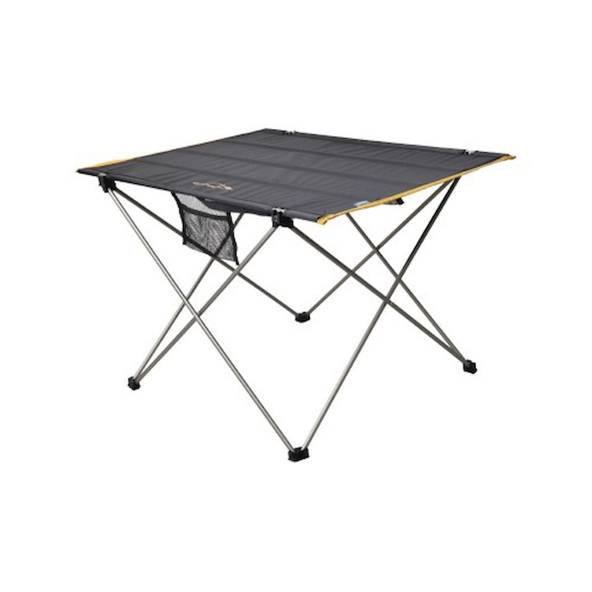 Nurgaz 73 x 55 cm Dikdörtgen Kumaş Katlanır Kamp Masası Siyah + 2 Adet Sandalye