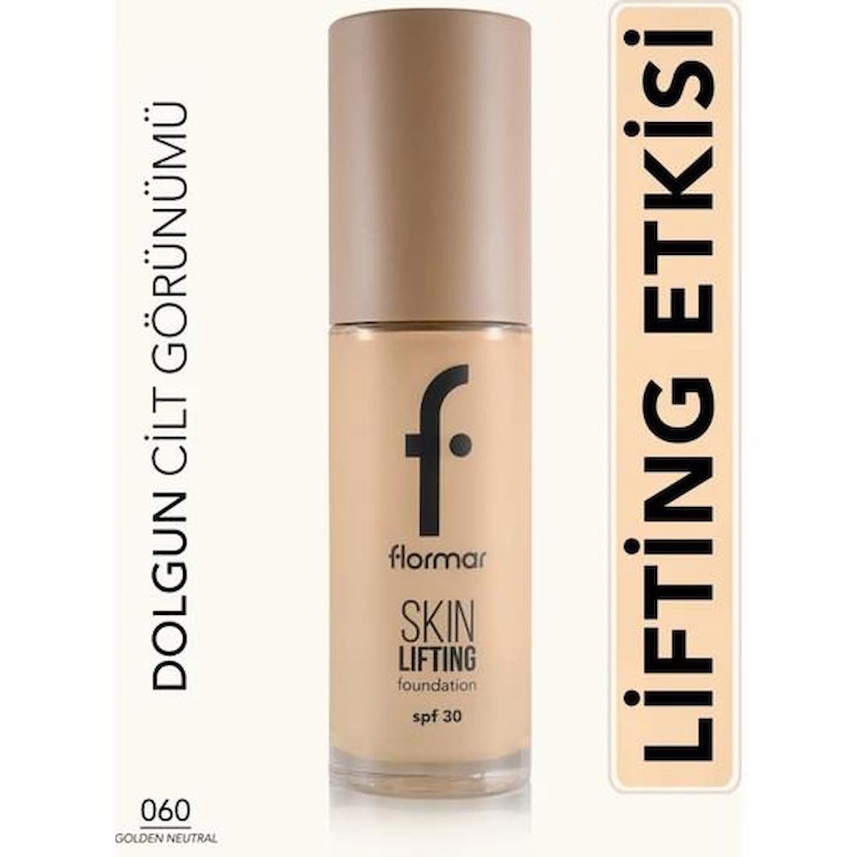 Flormar Skin Lifting 60 Golden Neutral Likit Serum Fondöten 30 ml