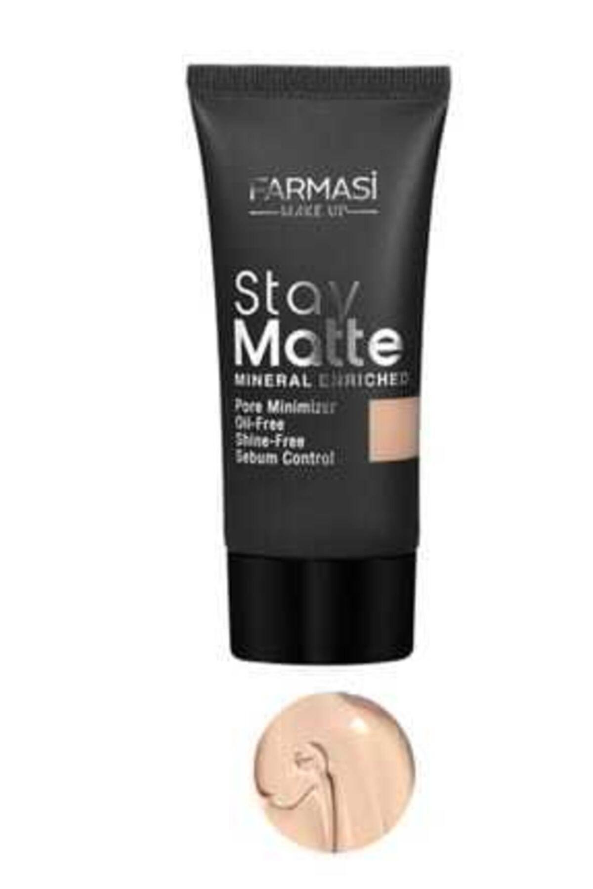 Farmasi Stay Matte 03 Natural Krem Tüp Fondöten 30 ml