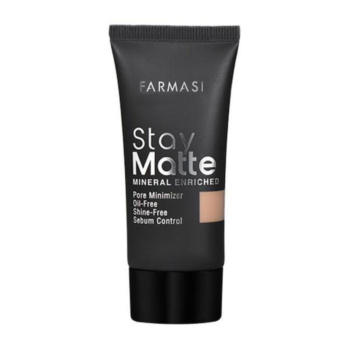 Farmasi Stay Matte 01 Light Ivory Likit Serum Fondöten 30 ml