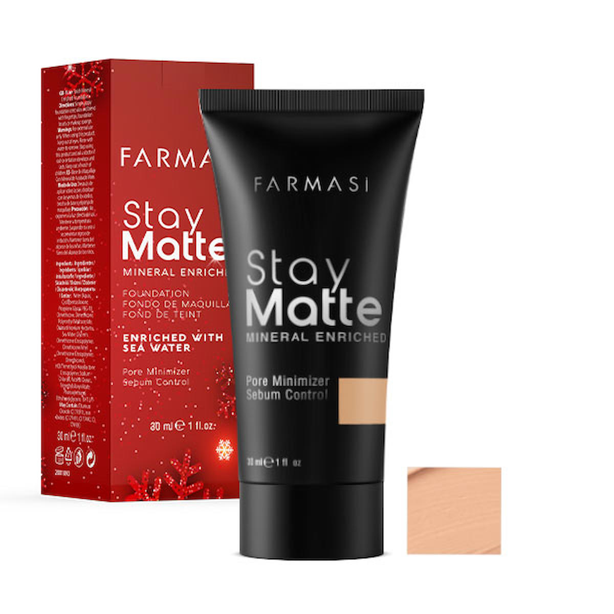 Farmasi Stay Matte Winter 07 Beige Krem Tüp Fondöten 30 ml