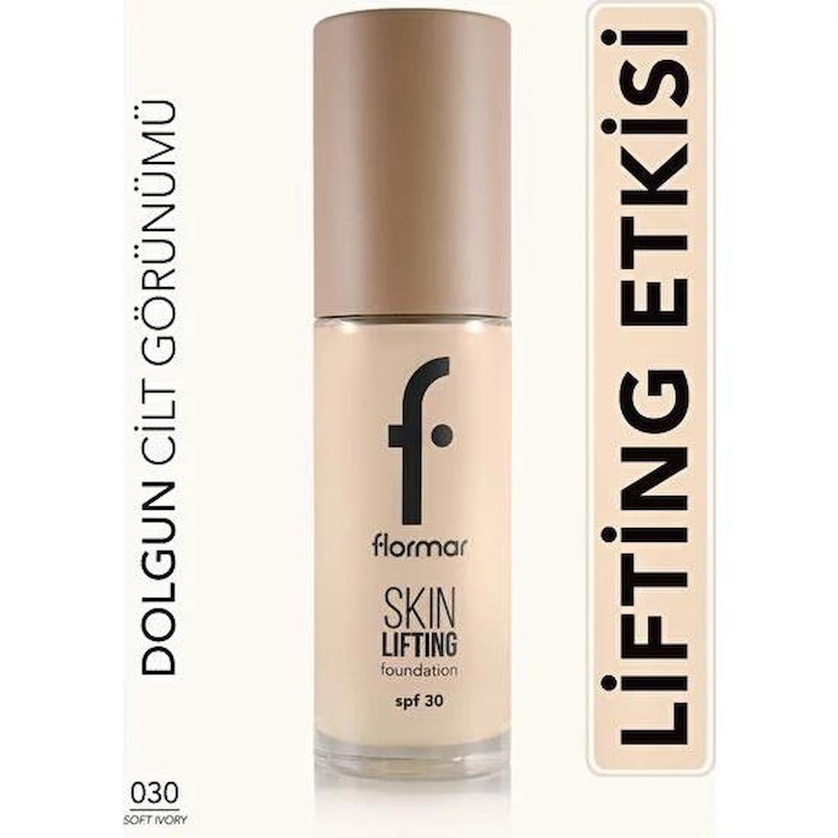 Flormar Skin Lifting 30 Soft Ivory Likit Serum Fondöten 30 ml
