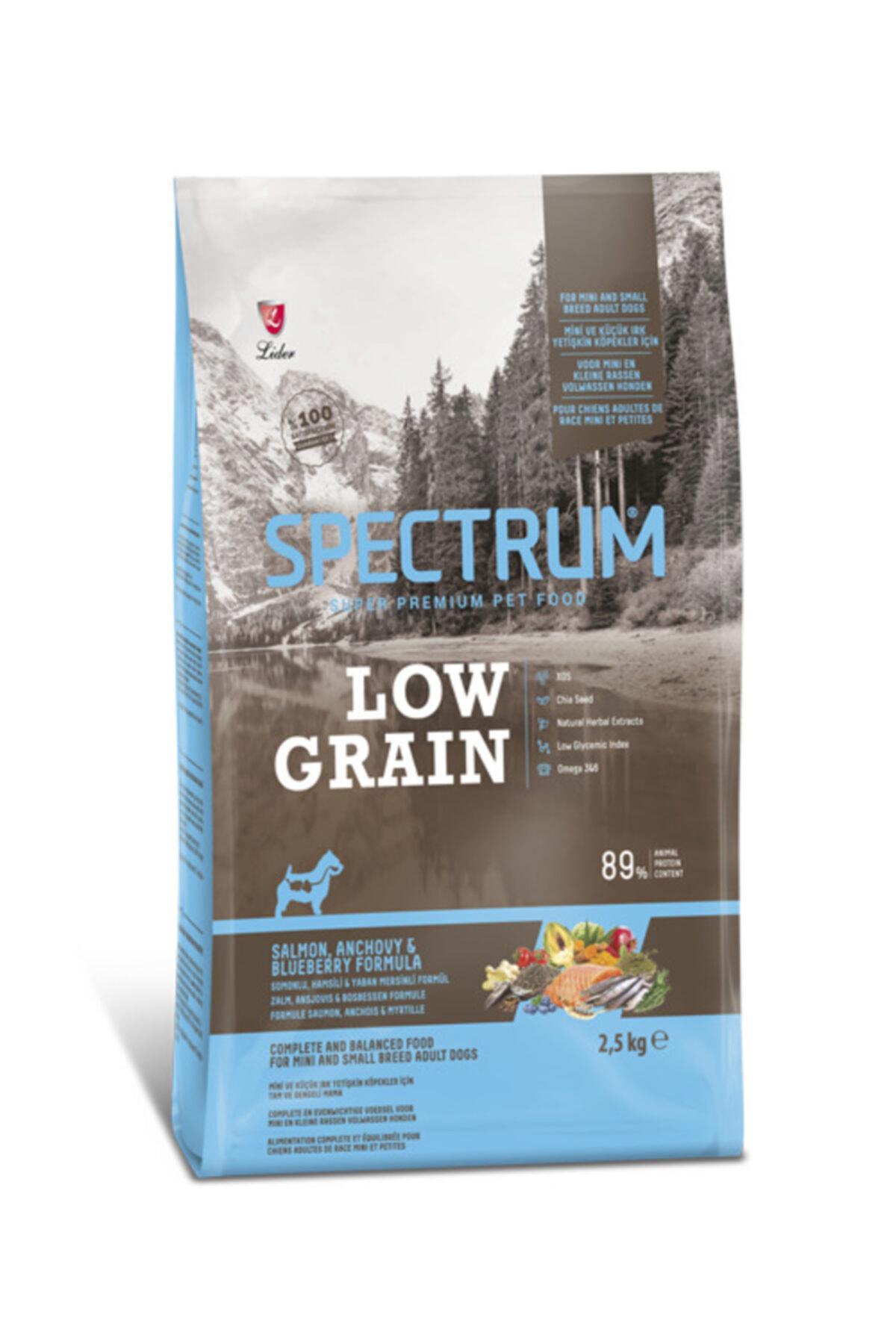 Spectrum Low Grain Balıklı ve Yaban Mersinli Küçük Irk Yetişkin Kuru Köpek Maması 2.5 kg