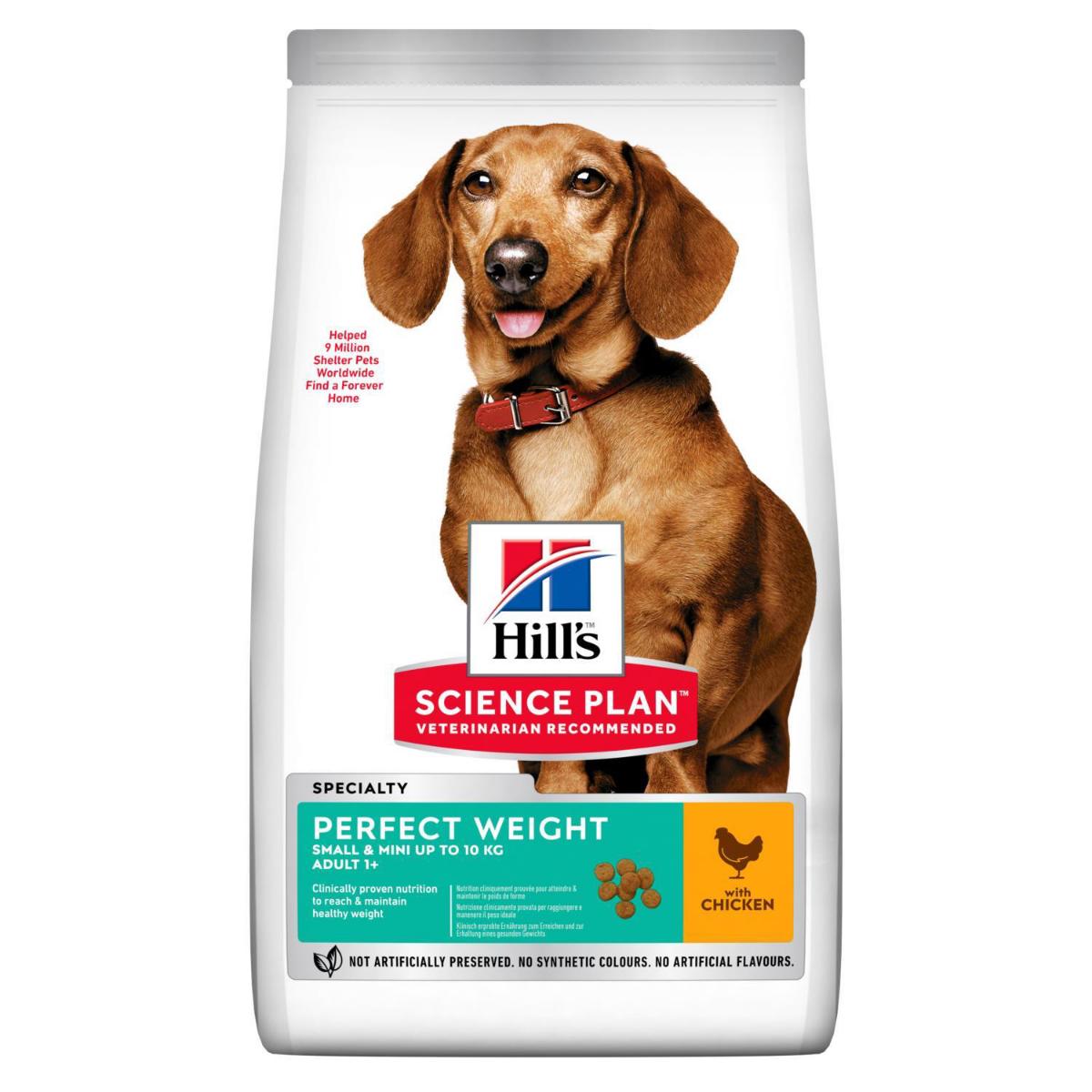 Hill'S Perfect Weight Tavuklu Küçük Irk Yetişkin Kuru Köpek Maması 1.5 kg