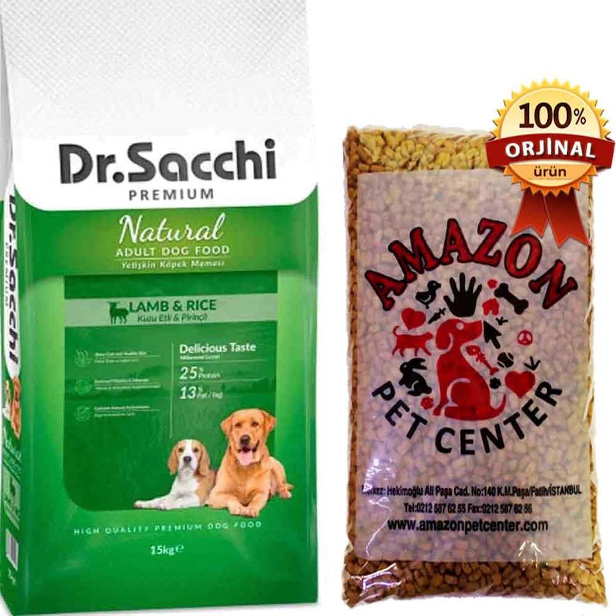 Dr.Sacchi Premium Kuzu Etli Tüm Irklar Yetişkin Kuru Köpek Maması 1 kg