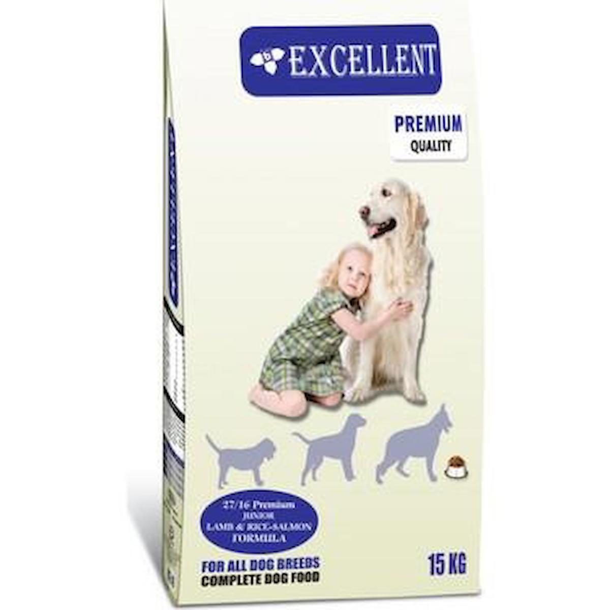 Excellent Premium Kuzu Etli Tüm Irklar Yavru Kuru Köpek Maması 15 kg