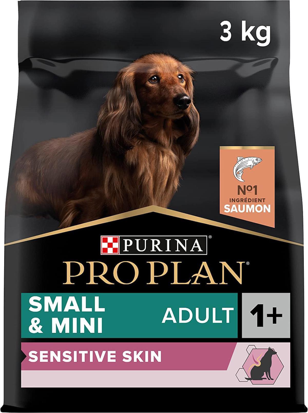 Pro Plan Sensitive Skin Pirinçli ve Somonlu Küçük Irk Yetişkin Kuru Köpek Maması 3 kg