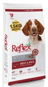 Reflex High Quality Biftekli ve Pirinçli Tüm Irklar Yetişkin Kuru Köpek Maması 16 kg