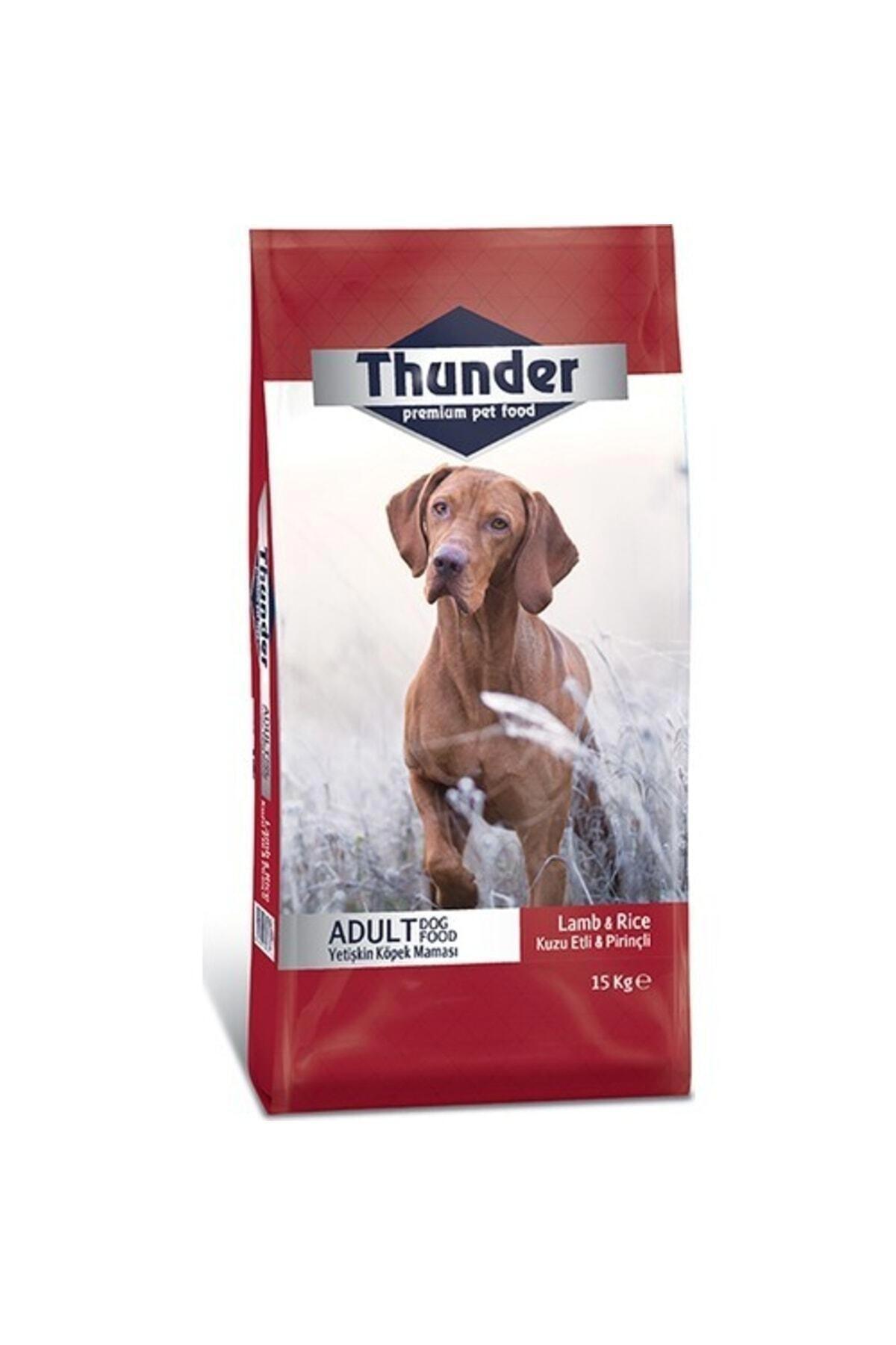Thunder Premium Kuzu Etli Tüm Irklar Yetişkin Kuru Köpek Maması 15 kg
