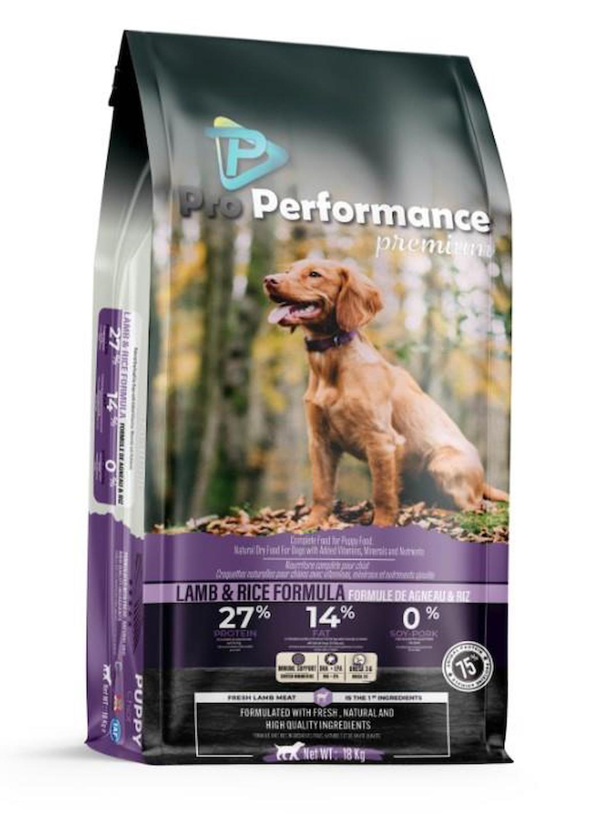 Pro Performance Premium Kuzu Etli Tüm Irklar Yavru Kuru Köpek Maması 18 kg