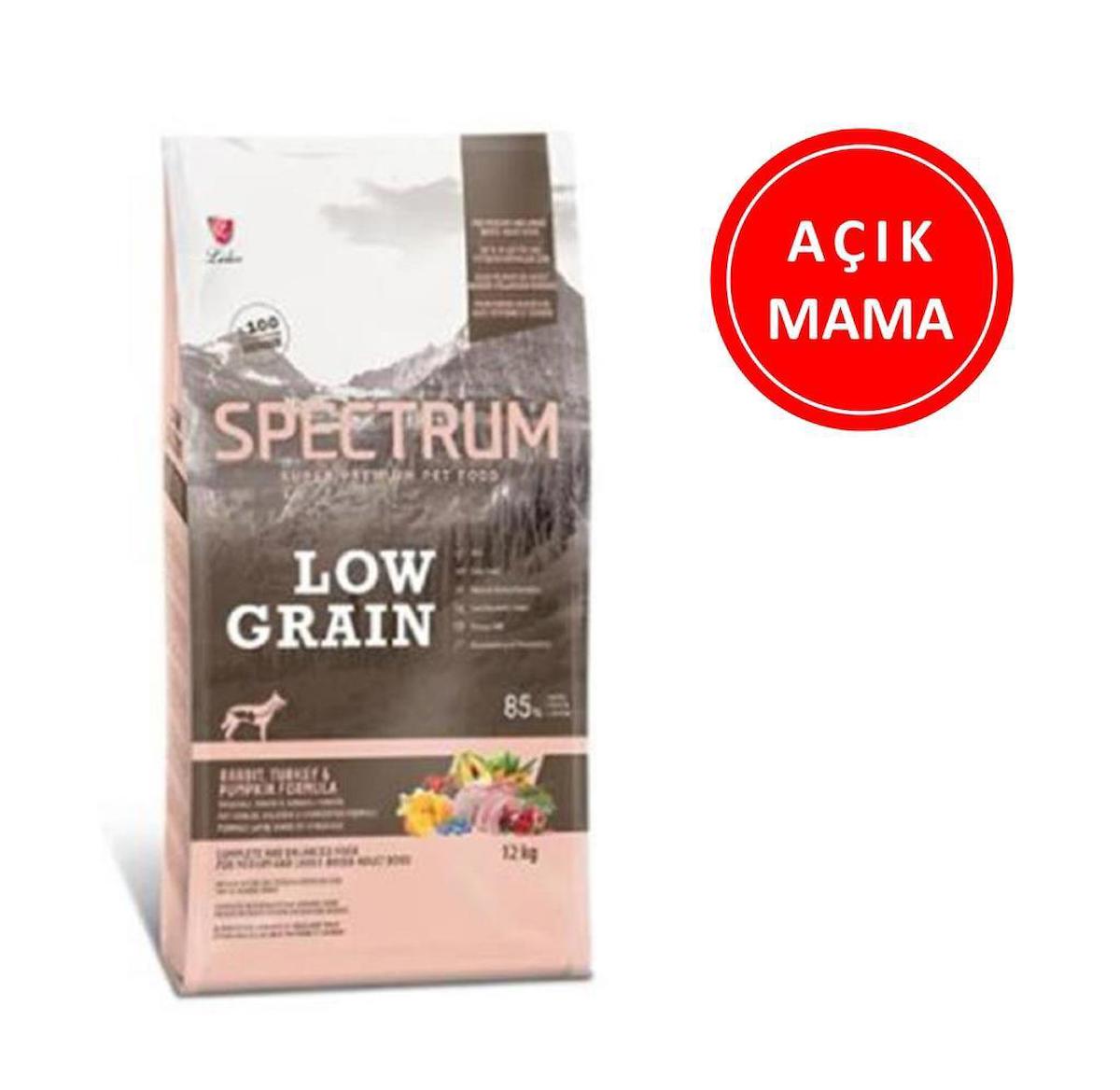 Spectrum Low Grain Hindili ve Kabaklı Orta Irk Yetişkin Kuru Köpek Maması 1 kg