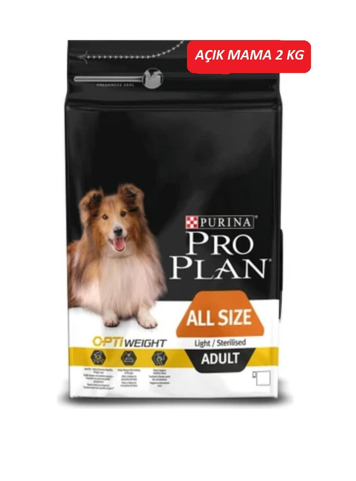 Pro Plan Opti Weight Kısırlaştırılmış Pirinçli ve Tavuklu Orta Irk Yetişkin Kuru Köpek Maması 2 kg