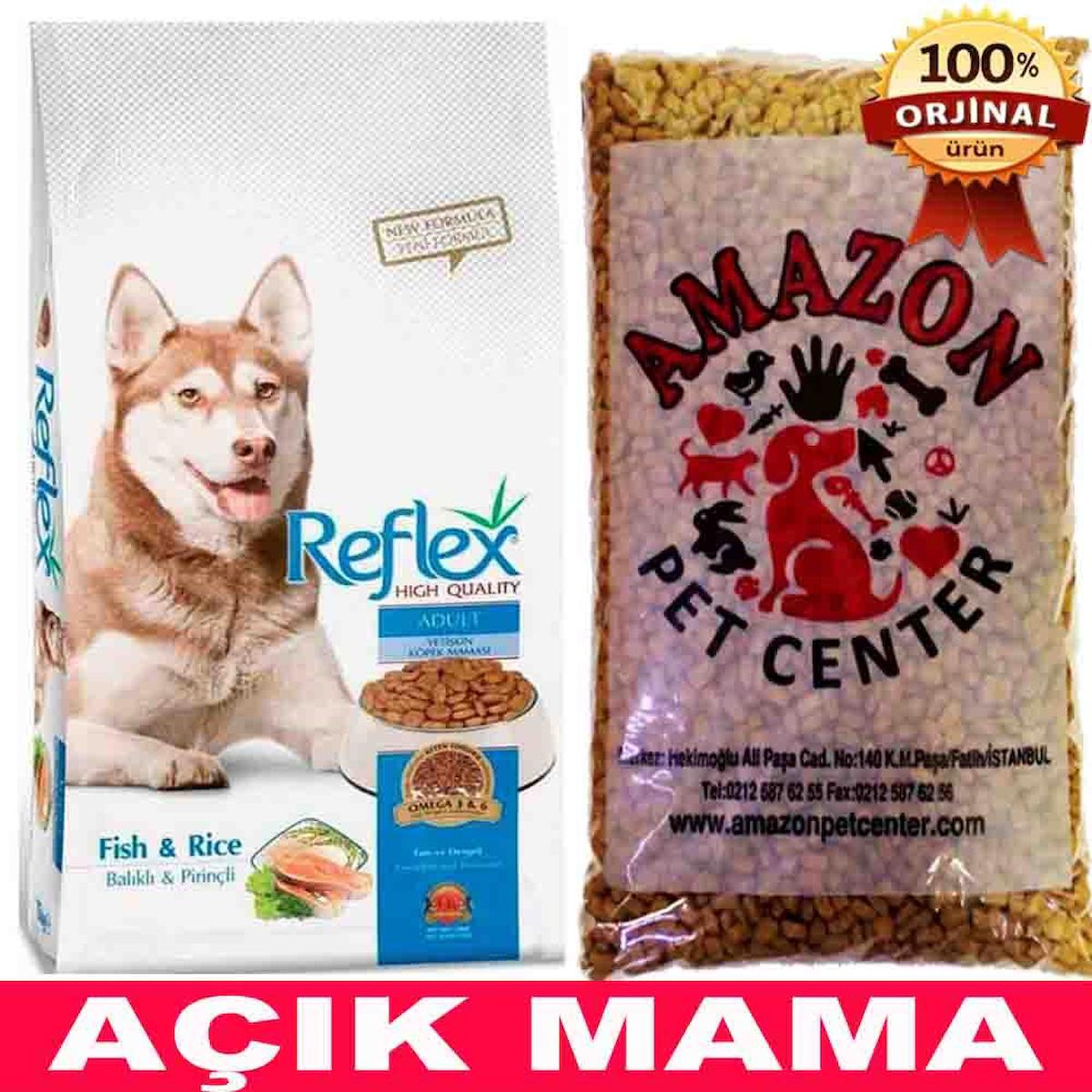 Reflex High Quality Balıklı ve Pirinçli Tüm Irklar Yetişkin Kuru Köpek Maması 1 kg