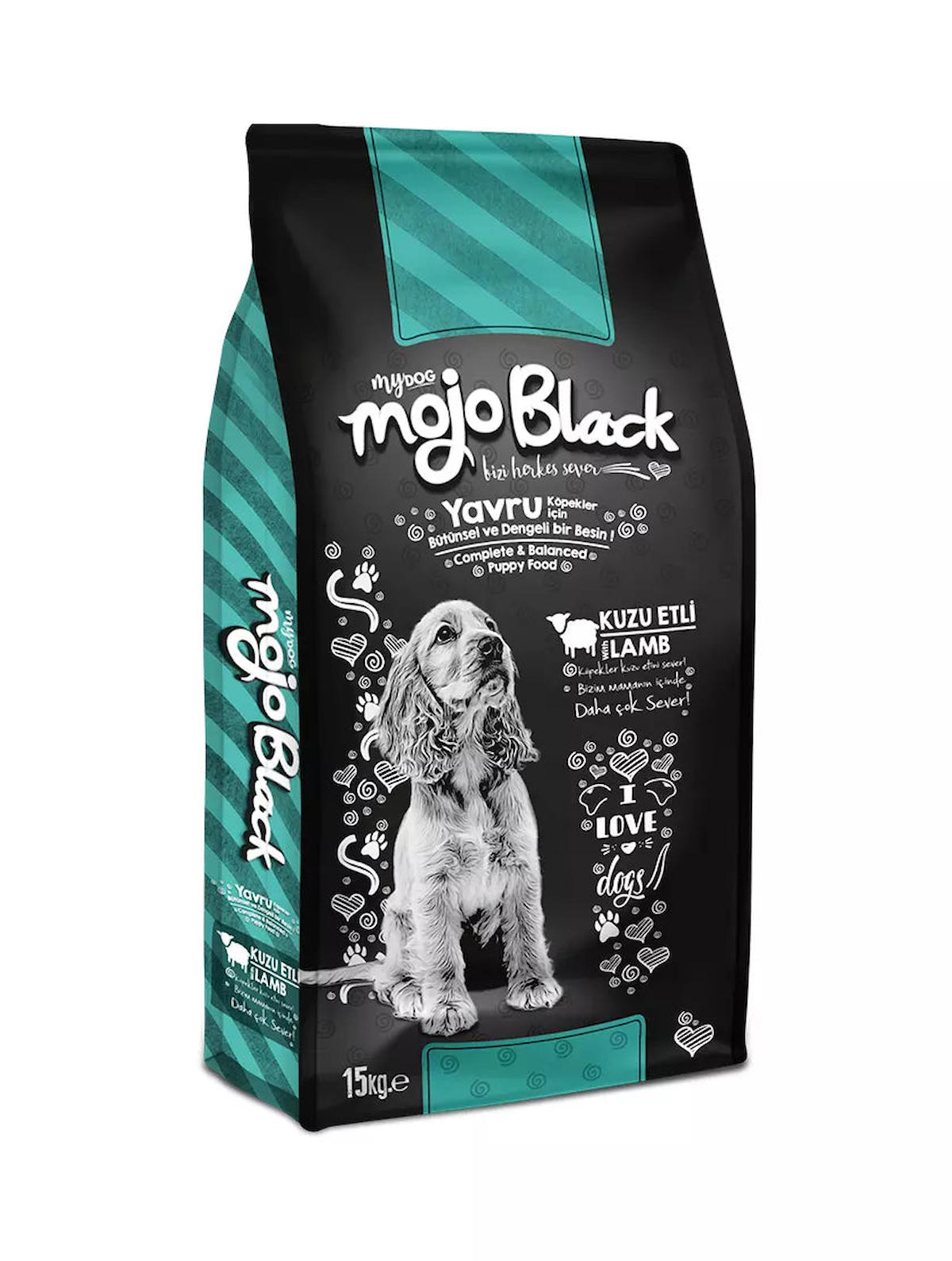 Mydog Mojo Black Kuzu Etli Tüm Irklar Yavru Kuru Köpek Maması 15 kg