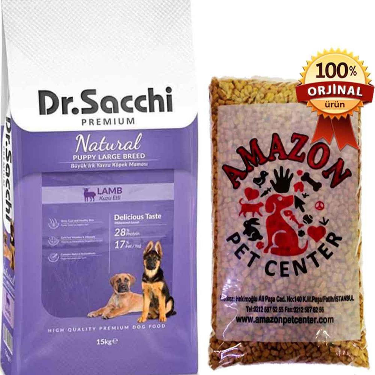 Dr.Sacchi Premium Kuzu Etli Tüm Irklar Yavru Kuru Köpek Maması 1 kg