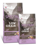 Spectrum Low Grain Kuzu Etli ve Yaban Mersinli Tüm Irklar Yetişkin Kuru Köpek Maması 2.5 kg