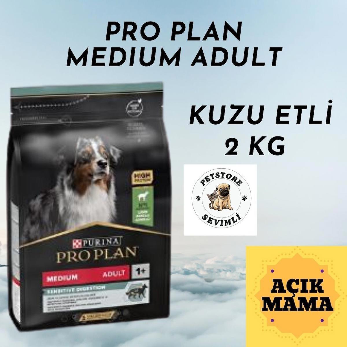 Pro Plan Sensitive Digestion High Protein Kuzu Etli ve Pirinçli Orta Irk Yetişkin Kuru Köpek Maması 2 kg