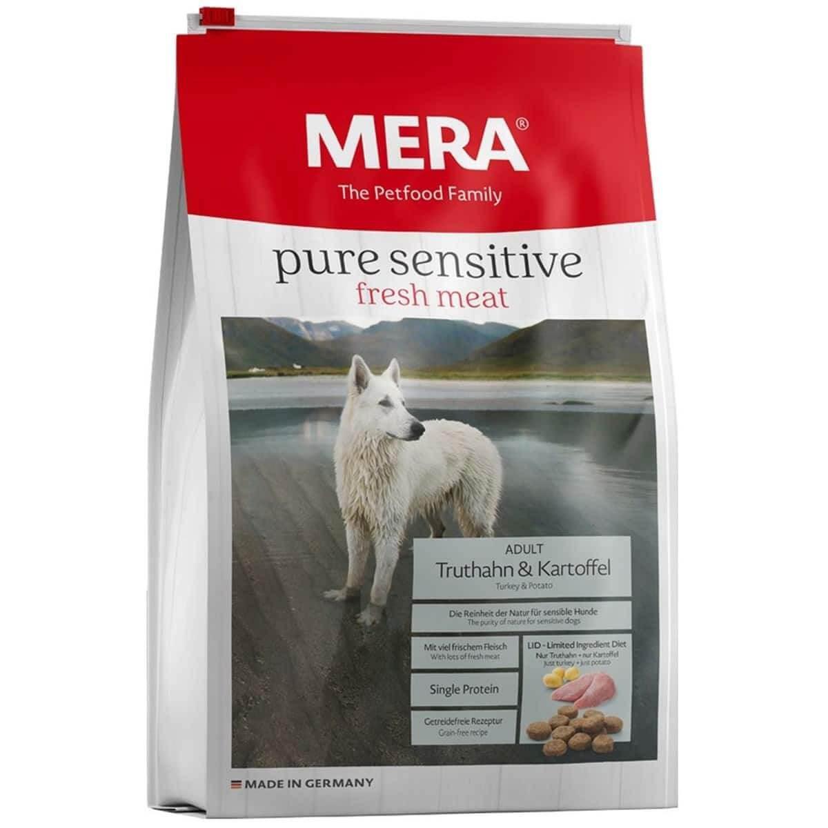 Mera Pure Sensitive Hindili ve Patates Tüm Irklar Yetişkin Kuru Köpek Maması 4 kg