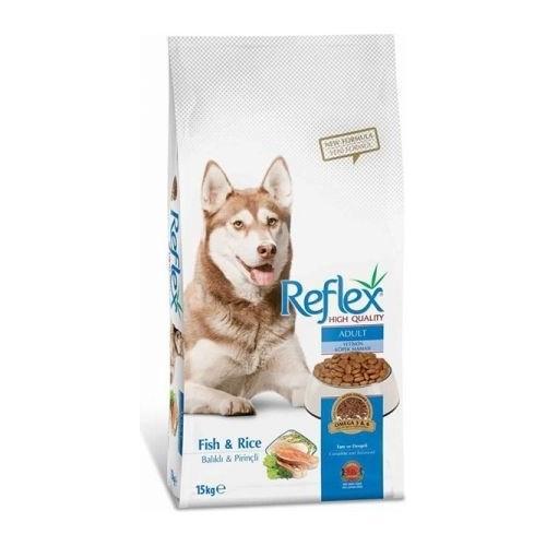 Reflex High Quality Balıklı ve Pirinçli Tüm Irklar Yetişkin Kuru Köpek Maması 15 kg