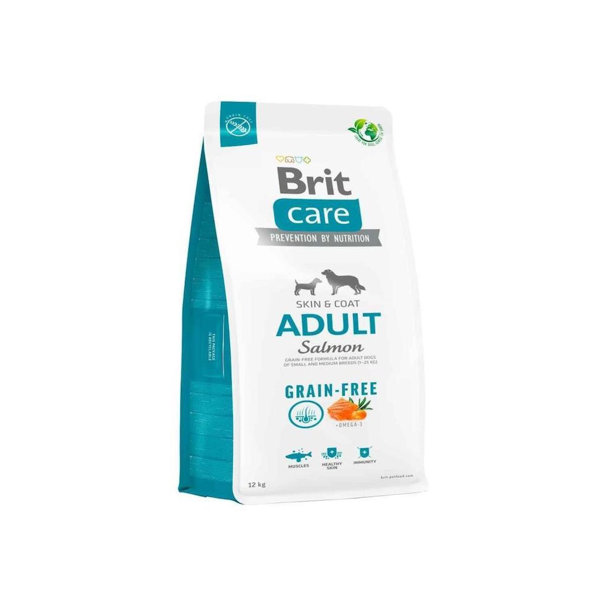 Brit Care Grain-Free Somonlu Tüm Irklar Yetişkin Kuru Köpek Maması 12 kg