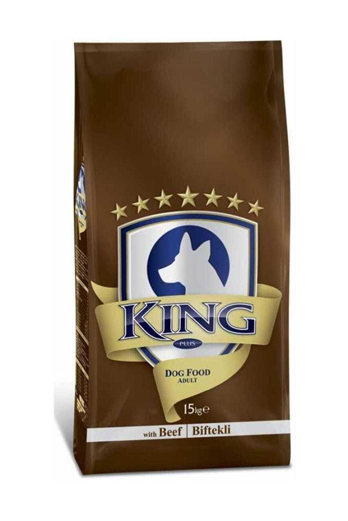King Biftekli Tüm Irklar Yetişkin Kuru Köpek Maması 15 kg