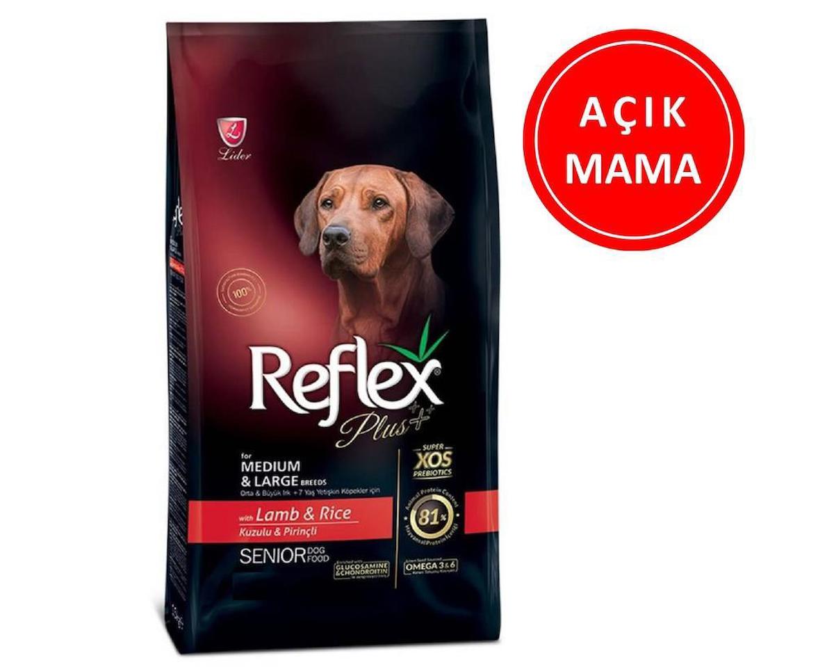 Reflex Plus+ Kuzu Etli Büyük Irk Yaşlı Kuru Köpek Maması 1 kg