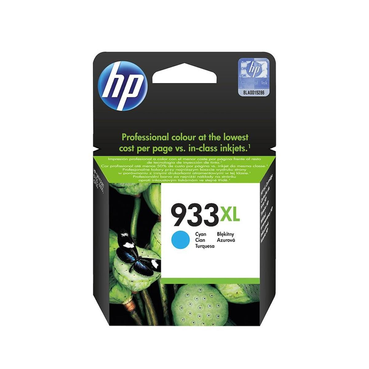 HP 933-CN054AE Orijinal Mavi Mürekkep Kartuş