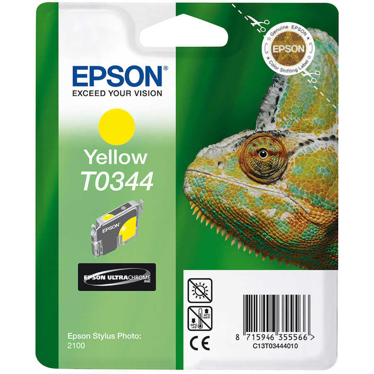 Epson T0344-C13T03444020 Orijinal Sarı Mürekkep Kartuş
