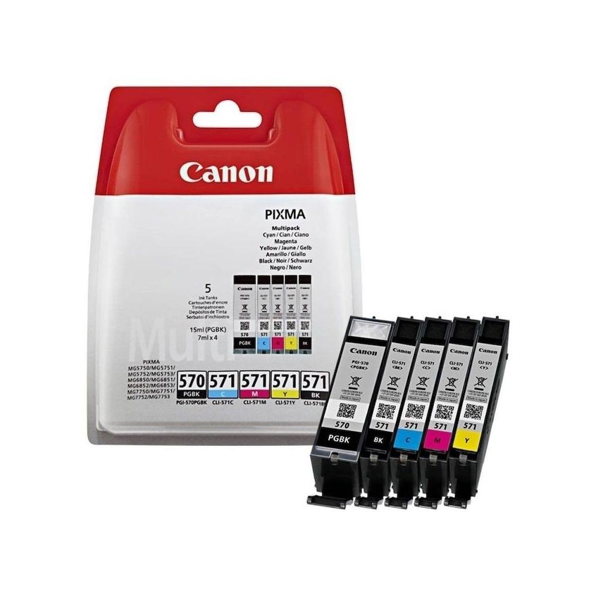 Canon PGI-570/CLI-571 Orijinal Renkli Mürekkep Kartuş