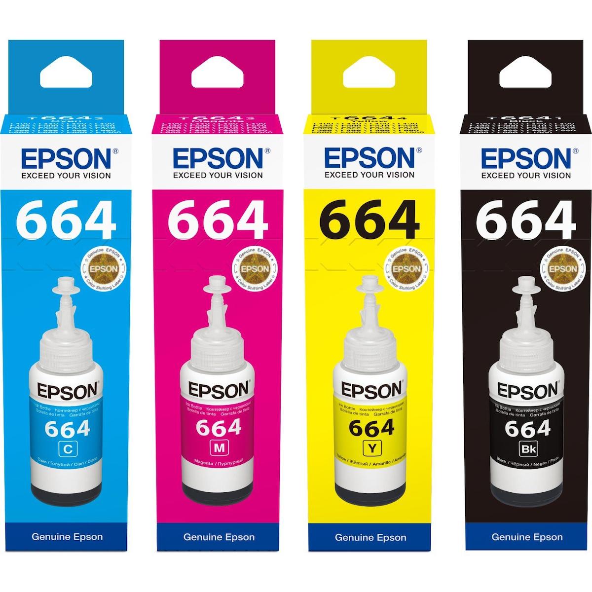 Epson 664 Orijinal Renkli Mürekkep Kartuş