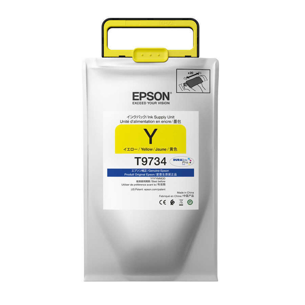 Epson T9734XL-C13T973400 Orijinal Sarı Mürekkep Kartuş