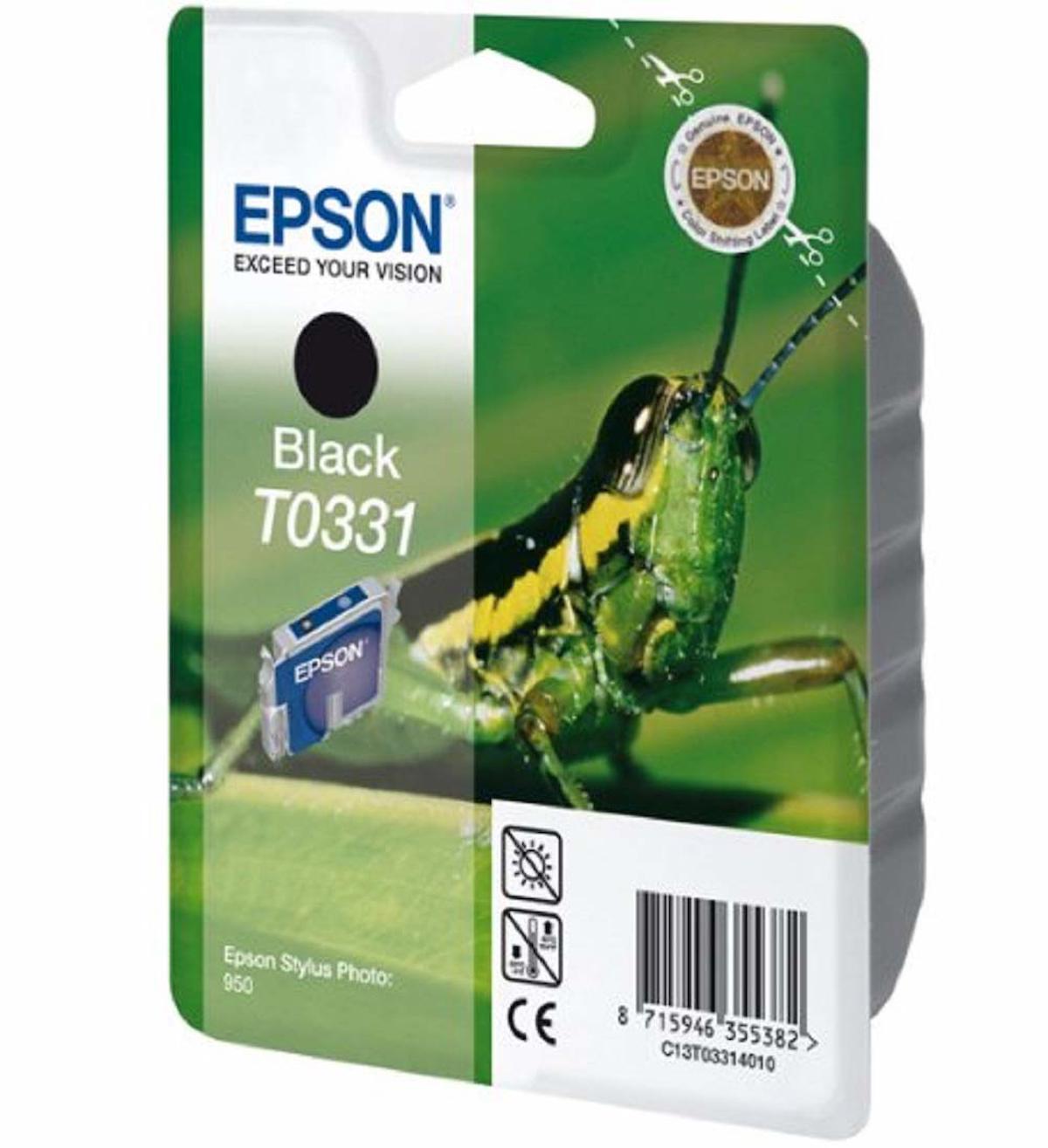 Epson T0331-C13T03314020 Orijinal Siyah Mürekkep Kartuş