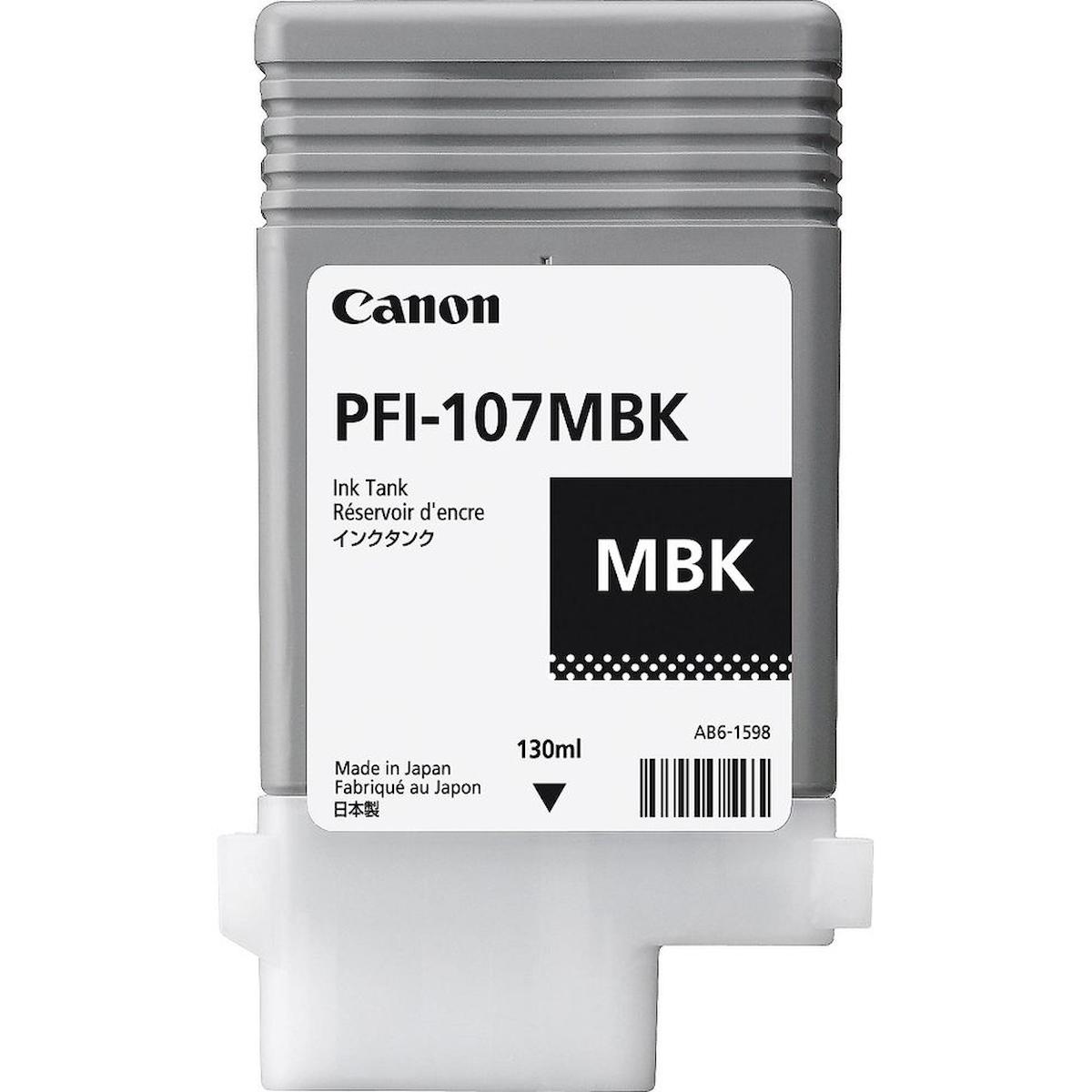 Canon PFI-107MBK MAT Orijinal Mat Siyah Mürekkep Kartuş