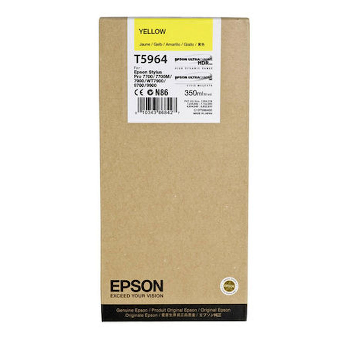 Epson T5964-C13T596400 Orijinal Sarı Mürekkep Kartuş