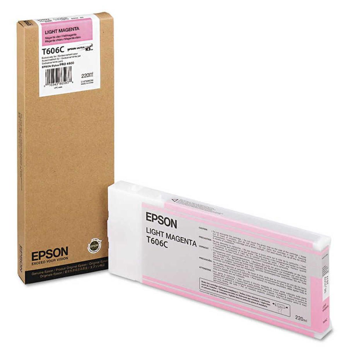 Epson T606C-C13T606C00 Orijinal Kırmızı Mürekkep Kartuş