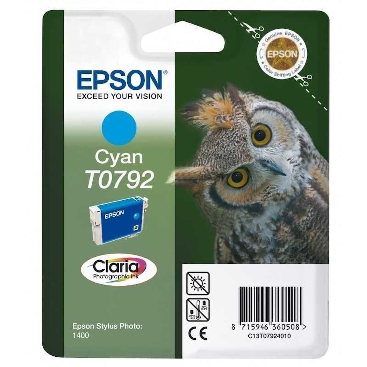 Epson T0792-C13T07924020 Orijinal Mavi Mürekkep Kartuş