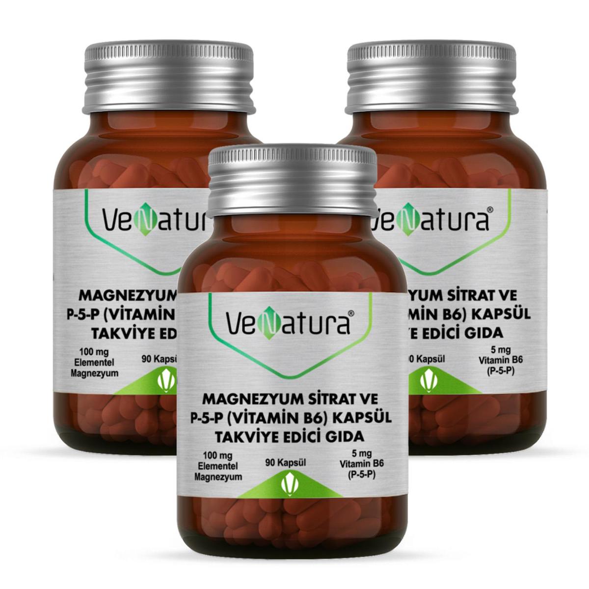 Venatura Magnezyum Aromasız Unisex Vitamin 3x90 Tablet