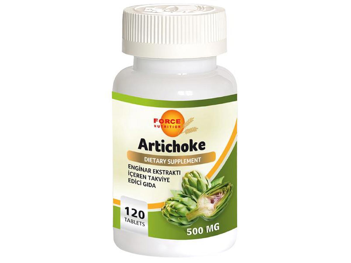 Force Nutrition Artichoke Aromasız Unisex Vitamin 120 Tablet