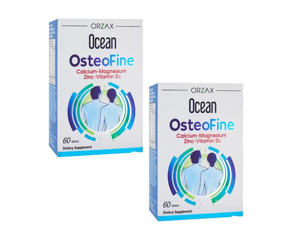 Ocean Osteofine Aromasız Unisex Vitamin 2x60 Tablet