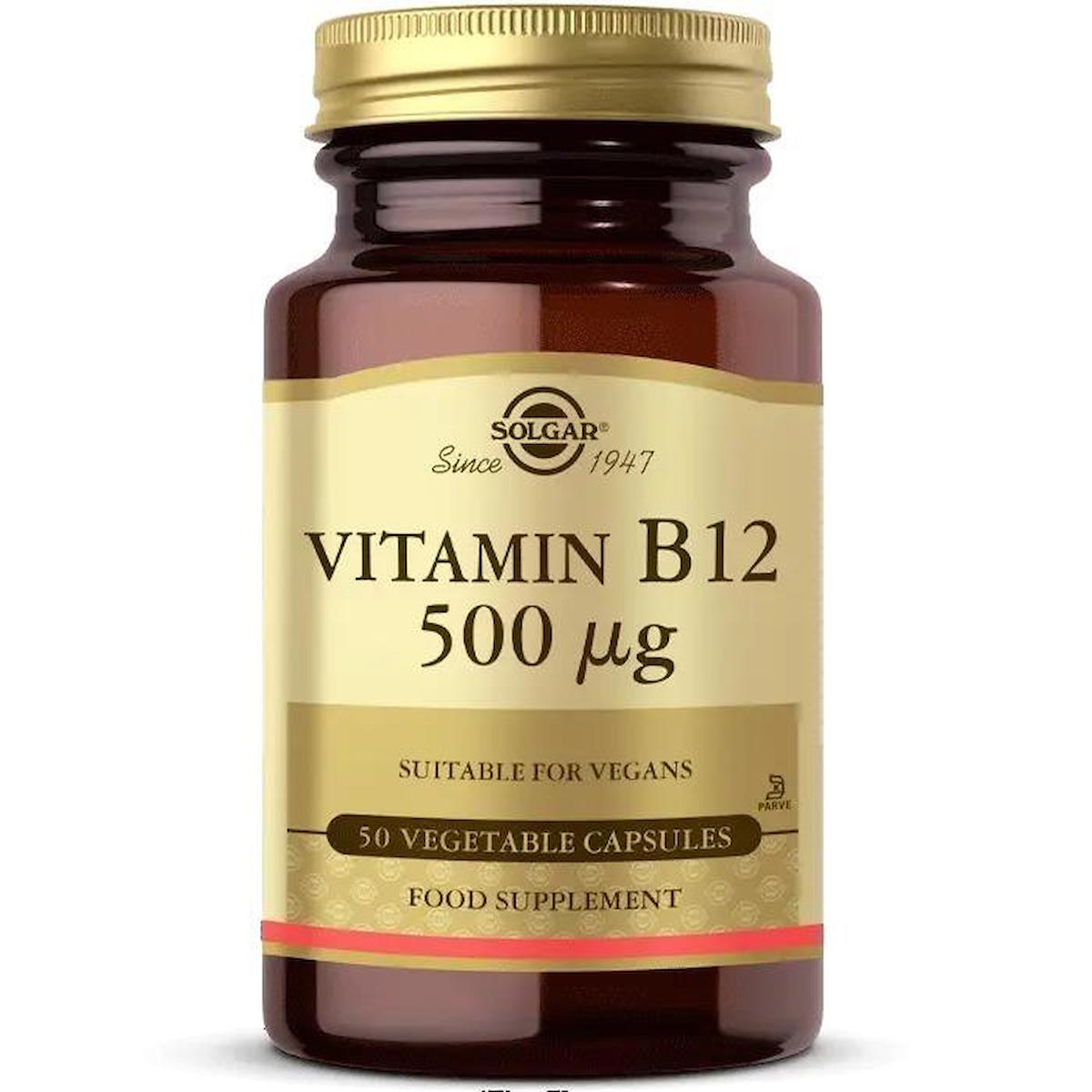 Solgar B12 Aromasız Unisex Vitamin 50 Tablet