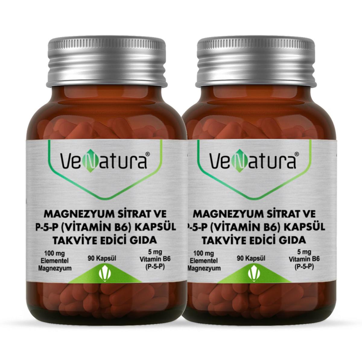 Venatura Magnezyum Aromasız Unisex Vitamin 2x90 Tablet