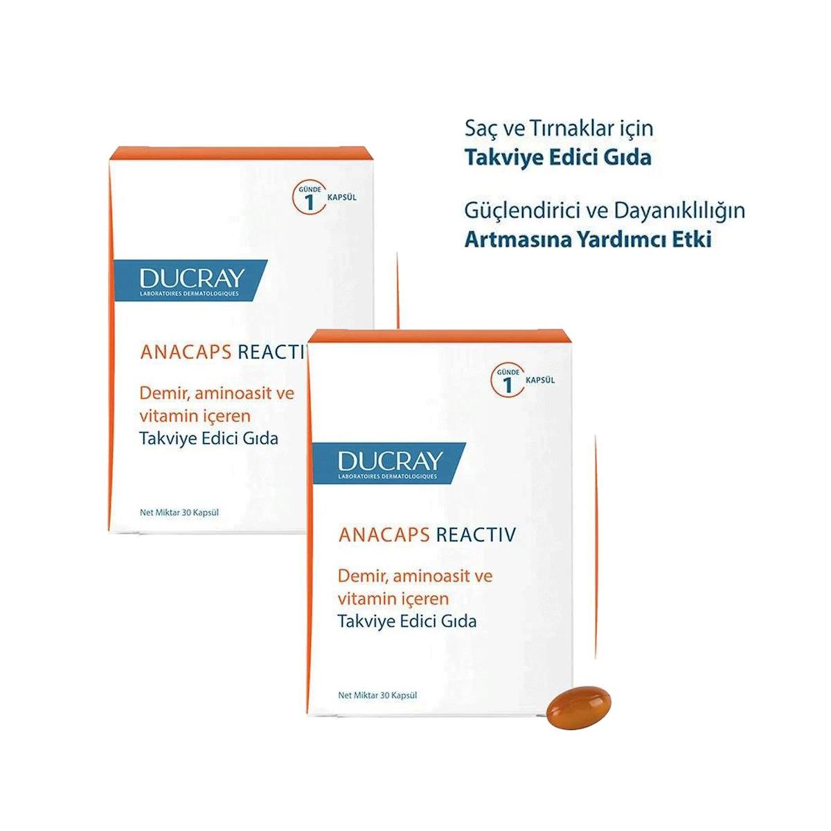 Ducray Anacaps Reactiv Sade Unisex Vitamin 2x30 Tablet